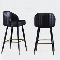 Banc haut de gamme moderne, cuisine maison, dossier en fer, KTV léger, de luxe, confortable