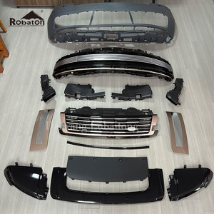 Front Bumper hoàn toàn với Side Vent cơ sở sửa đổi phụ kiện xe BodyKit body <span class=keywords><strong>Kit</strong></span> cho phạm vi <span class=keywords><strong>Rover</strong></span> 2023 2025 cập nhật SV - Product Image 3