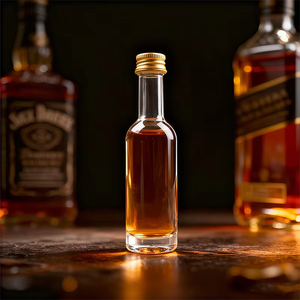 Bouteille de vin glacé épaissie en verre transparent haut de gamme avec bouchon à vis pour <span class=keywords><strong>vodka</strong></span> <span class=keywords><strong>rouge</strong></span> et <span class=keywords><strong>fruit</strong></span>ée – Vente en gros fabricant - Product Image 6