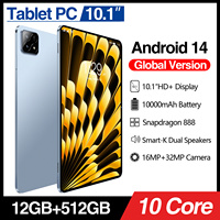 Tablet Pad 6S de 11 Pulgadas con Función de Llamadas, 12GB+512GB, 32MP, 8000mAh, 5G LTE, WiFi, FM, GPS, Doble SIM+TF, Desbloqueo Facial, Multilingüe