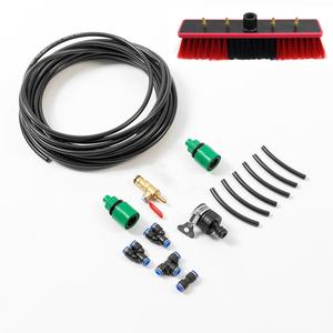 Equipo de Limpieza de Ventanas Desechable con Cepillo y Postes de Aluminio Alimentados por Agua para Paneles Solares, Tanque de Agua de Alta Presión - Product Image 2