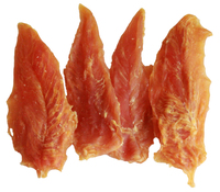 Bandes de poulet naturelles sans additifs pour chien Filet de poulet pour chiens Jerky Dogs Chews 100g Packing