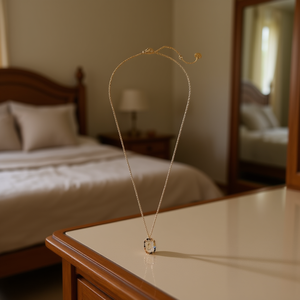 Collana a Catena Sottile con Ciondolo a Z in Oro e Argento, Modello 45434, Minimalista per Uso Quotidiano, Catena a Serpente con Lettera e Cristalli Strass - Product Image 3