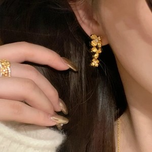 Flower Shape Zinc Alloy <b>Bracelet</b> And Earrings <b>Set</b> With Diamond Inlay For Party Jewelry - Product Image 3