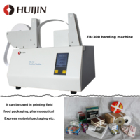 Machine automatique de cerclage d'écrans LCD pour boîtes de billets de banque, marque HUIJIN ZB-340, ruban adhésif de 30/40 mm de largeur