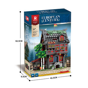 Vente en gros 66017 Hôtel croisé Siècle européen Hôtel Modèle créatif Vue sur <span class=keywords><strong>la</strong></span> rue Maison Jouet transfrontalier Décoration de <span class=keywords><strong>la</strong></span> maison - Product Image 6