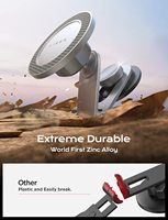 Support de téléphone portable LISEN 2026 avec rotation à 360°, bras métallique pliable pour Ford Mustang Mach E et Tesla Model 3 Y, accessoires de voiture