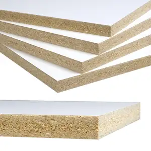 Hot selling mdf laminated cherry melamine particle board made in China