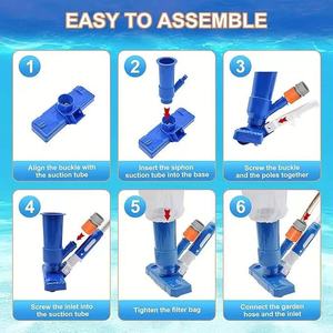 ICEGALAX Spa Kit de brosse de nettoyage de piscine Buse d'aspiration Dispositif d'aspiration Buse <span class=keywords><strong>torrent</strong></span> avec barre à poils pour le nettoyage de la baignoire SPA - Product Image 6