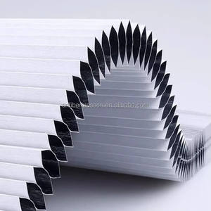 תאית חלון ללא ארוג תריס תריס בד אלומיניום מסגרת אלומיניום יום וילון דבש שחור - Product Image 1