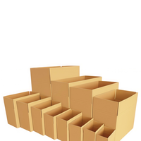 Boîte d'emballage en carton personnalisée 10x10x5cm, boîte d'expédition en carton ondulé pour petites entreprises, expédition écologique