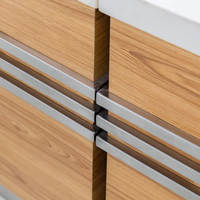Comptoir de caisse en bois de petite taille pour supermarché, design de table de caisse, bureau de caissier