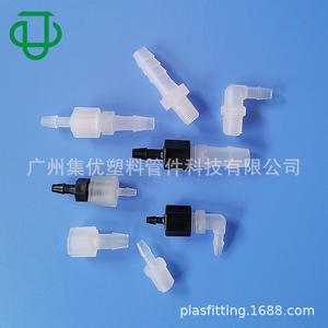 High Quality Plastic G/NPT/M/UNF Threaded Elbows Flexible <b>Hose</b> Connectors Internal External Straight Threads Medical Plastic - Product Image 2
