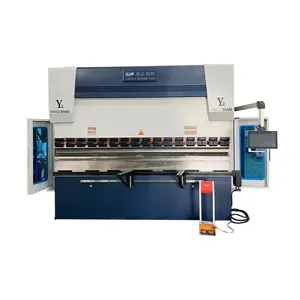 Materall Strength Yawei Press Brake Cnc Back Gauge Press Brake para postes de luz