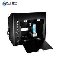 Imprimante de bureau portable semi-automatique TIJ à jet d'encre 12,7 mm 600 DPI multilingue pour bouteilles, bouchons, cartons, boîtes en plastique, dates et logos