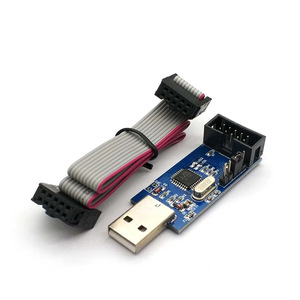Cable de descarga USBASP para programador AVR ISP con protección contra sobrecorriente y recuperación automática para programación de microcontroladores - Product Image 2