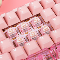 Interrupteur magnétique GATERON Jade Delta Pink 33gf pré-lubrifié RGB SMD pour clavier de jeu personnalisé DIY
