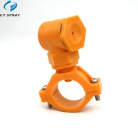 Collier de serrage pour tuyau en plastique 1 "3/4" à connexion rapide Pince à oeillet simple pour cône creux Buse de traitement de surface pour le refroidissement