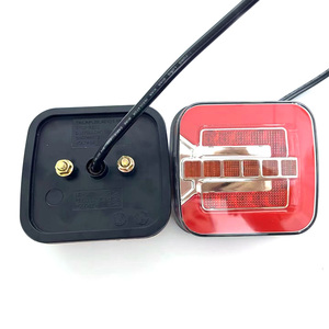 24V LED Nhấp Nháy Đèn Hậu Phanh Ánh Sáng Lần Lượt Tín Hiệu Phản Xạ Chỉ Số Bên Trái Bên Phải Phía Sau Đèn Cho Rơ Moóc Nhiệm Vụ Nặng Nề Xe Tải - Product Image 3