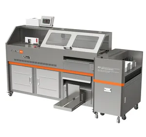 Front H3 Volledige Automatische Lijm Bindmachine A2 Perfect Bookbinder Vergelijkbaar Met Horizon BQ-270 Boek Bindmiddel