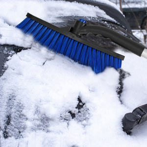 27 \ "Ajustável Espuma Pá Rotating Ice Scraper Neve Escova com Limpador para Carro Sweeper Shovel Kit - Product Image 2