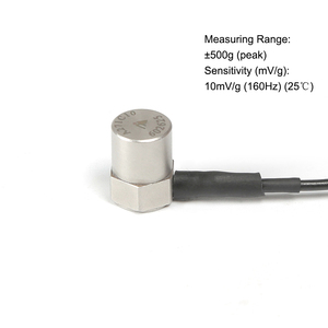 A271C10 10mV/g เซ็นเซอร์แรงดันไฟฟ้าแกนเดี่ยว เซ็นเซอร์วัดความเร่งแบบ IEPE ขนาดเล็ก - Product Image 2