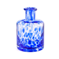 Bouteille de parfum en verre tacheté de 269ml faite à la main de luxe