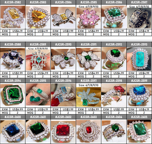 Joyería de piedras preciosas a granel 925 anillos de plata esterlina anillos de pareja plata s925 anillos de boda y compromiso para mujer - Product Image 5