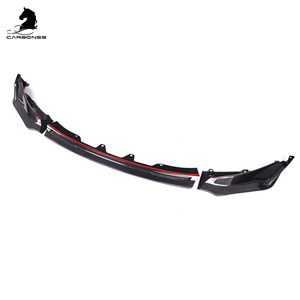 Alerón Delantero de Fibra de Carbono Seca de 3 Piezas Estilo V, Mejora del Rendimiento Aerodinámico para <span class=keywords><strong>BMW</strong></span> G80 M3 / G82 M4 <span class=keywords><strong>2021</strong></span>+ - Product Image 5