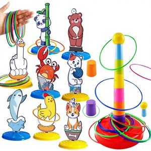 Gioco di Anelli Impilabili in Plastica per <span class=keywords><strong>Bambini</strong></span> dai 4-<span class=keywords><strong>6</strong></span> <span class=keywords><strong>Anni</strong></span>, Vendita all'Ingrosso per Asili e Famiglie - Product Image 1