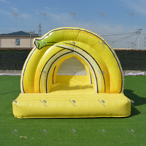 <span class=keywords><strong>Castillo</strong></span> Inflable Portátil Pequeño con Tobogán, Casa <span class=keywords><strong>de</strong></span> Brinco para Niños Pequeños, Mini <span class=keywords><strong>Castillo</strong></span> Inflable para Interiores, Ideal para Alquiler - Product Image 4
