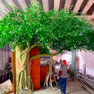 Fabrikversand innerhalb von drei Tagen Anti-UV grüner großer künstlicher Ficus-Banyan-Baum - Product Image 2