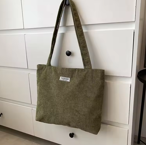 กระเป๋าผ้าแคนวาสขนาดใหญ่แบบกำหนดเองได้ กระเป๋าช้อปปิ้งสะพายไหล่เดี่ยวแบบใหม่เนื้อนุ่ม กระเป๋าช้อปปิ้งหลากสี - Product Image 3