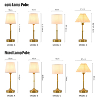 Lampe de table LED moderne rechargeable avec base en métal pour la décoration de la maison