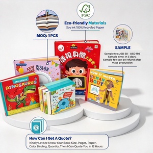 Libro de <span class=keywords><strong>Cuentos</strong></span> Infantil Personalizado, Libro Ilustrado con Tapa Dura de Cartón, Impresión OEM ODM para Niños Pequeños, Educación Temprana - Product Image 4