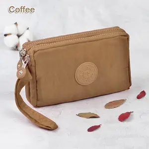 Wholesale Women Wallets Brand Clutch Coin Purse Cards Keys Money Bags Canvas Short Girls Wallet Handbags Burse