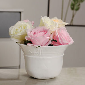 Panier <span class=keywords><strong>de</strong></span> fleurs séchées artificielles, <span class=keywords><strong>pot</strong></span> <span class=keywords><strong>de</strong></span> plantes succulentes, mini vase paysager, sac à main et porte-monnaie, ornement décoratif pour la maison et le salon - Product Image 3