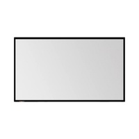 Écran de projecteur à cadre fixe de 100 pouces, 16:9 diagonale, écran de projecteur actif 3D 4K Ultra HD pour Home cinéma ou bureau