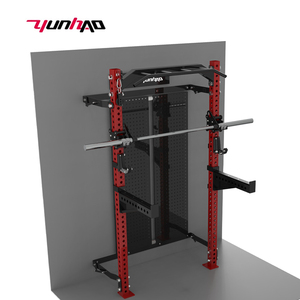 상업용 다기능 접이식 스틸 스쿼트 랙 강도 훈련 벽걸이 랙 - Product Image 2