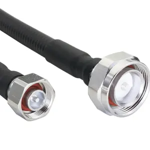 MINI DIN 4.3-10 to 7/16 din male Low PIM Super flex Weatherproofing Jumper coaxial power cable for RF applications