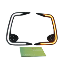 Feux de jour LED WINAUTO pour pare-chocs avant, feux antibrouillard DRL pour Toyota Corolla 2019-2025 avec clignotant jaune, lumière diurne automatique