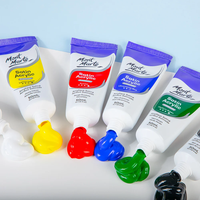 Ensemble de peinture acrylique satinée Mont Marte, 6 pièces x 50 ml, ensemble de peinture acrylique pour artistes