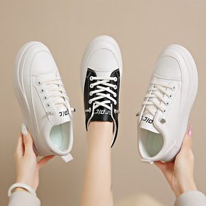 Sneakers Bianche con Plateau per <span class=keywords><strong>Donna</strong></span>, Comode <span class=keywords><strong>Scarpe</strong></span> Casual da Passeggio - Product Image 6