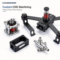 Support de moteur de nacelle de drone UAV industriel et aérospatial en aluminium léger de qualité aérospatiale, usiné CNC de précision CSKJ