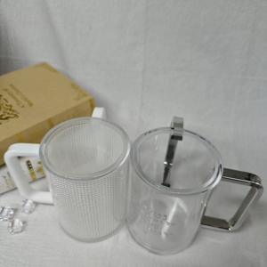 Design Judaica Binaural Cup the Traditional Display Stand for the Jewish Sabbath Passover Clear Acrylic <b>Hand</b> <b>Washing</b> Cup - Product Image 3