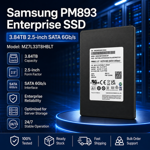 For PM893 MZ7L33T8HBLT 3.84TB Enterprise SSD 2.5" 6Gb/s V-NAND TLC 550MB/s Read Data Center Server <b>Hard</b> <b>Drive</b> Genuine Original S - Product Image 4