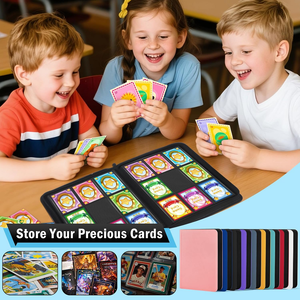 Classeur de cartes sportives MIO personnalisé à 9 pochettes (540+ cartes) avec fermeture éclair – Le meilleur coffre-fort pour la collection de cartes à collectionner PTCG PKM - Product Image 6