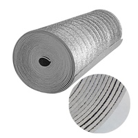 Rouleau de feuille d'isolation en aluminium réfléchissant auto-adhésif XPE EPE pour la protection thermique du toit ou du mur de la fenêtre
