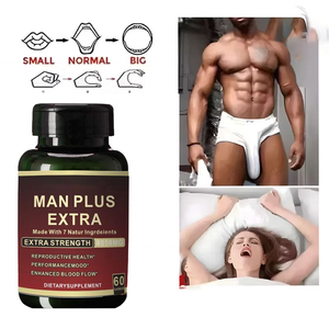 Complément énergétique à base de racine de maca Natural <span class=keywords><strong>Health</strong></span> Man Plus, 60 capsules de gélatine dure pour hommes adultes - Product Image 4