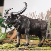 Yxs niños simulación juguete sólido animal modelo río búfalo vaca cognitiva regalo hogar